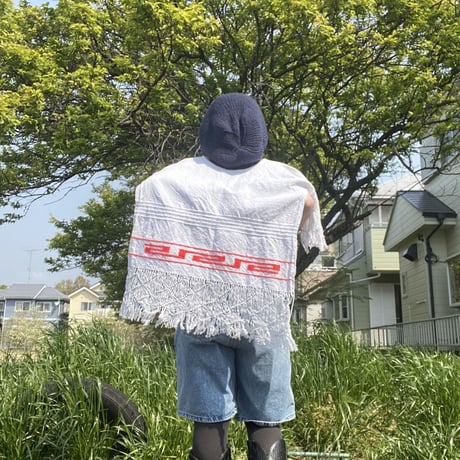 [USED] 刺繍ポンチョ