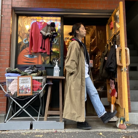 [USED] ベージュロングコート