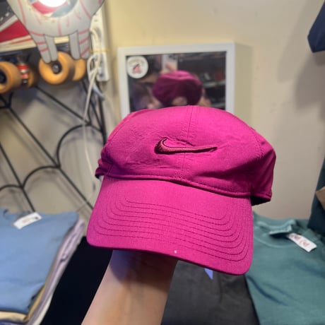 [USED] バーガンディNIKE CAP