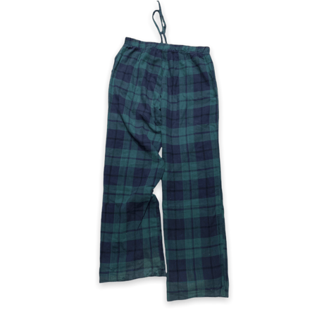 [USED] GREEN チェックネルパジャマPANTS