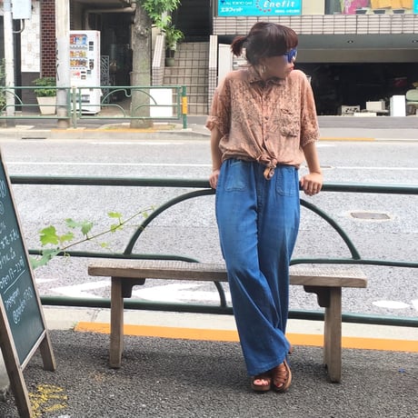 [USED] エキゾチックな ガーゼシャツ