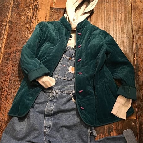 [USED] ベロアCHINA JKT