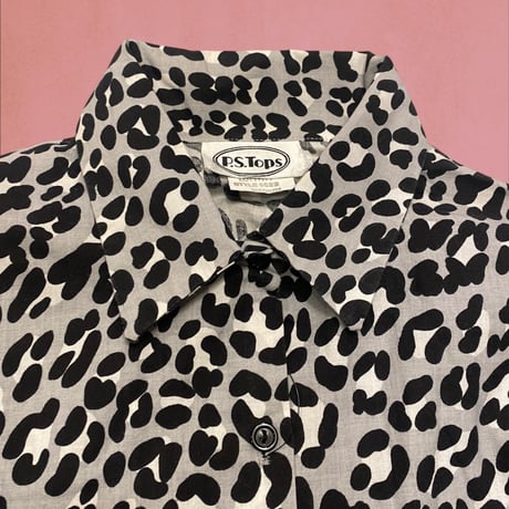[USED] レオパード柄シャツ