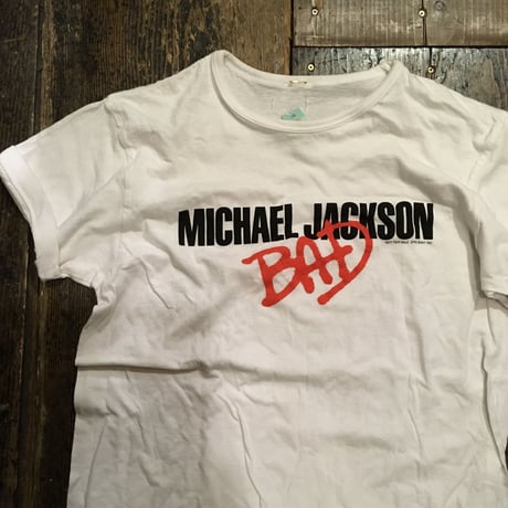 [USED] マイケルジャクソン BAD tee