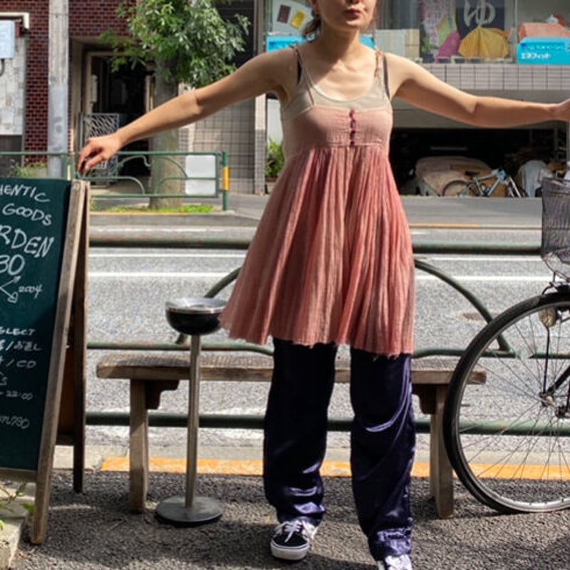 Trumpet Chicago ピンクドットルームウェア L Trad Fullsize T