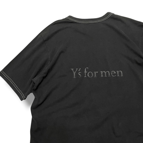 [USED] Y's for men / Yohji Yamamoto BLACK Tee