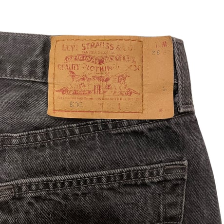 [USED] "Levi's 501" BLACK DENIM ！