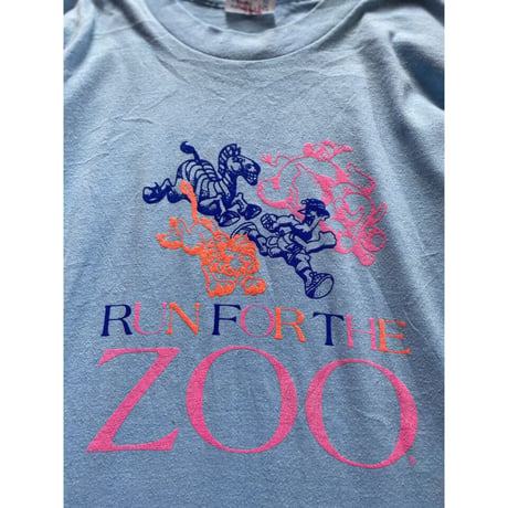 [USED] RUN FOR THE  ZOO プリントロンTee⭐︎