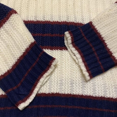 [USED] ざっくり♡ボーダー ACRYL KNIT