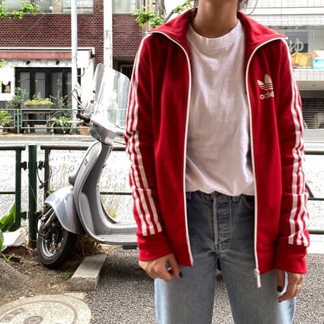 [USED] adidas トラックジャケット/RED