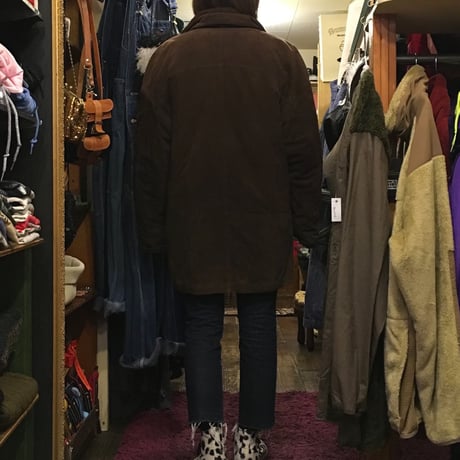 [USED] real suede!!大きめふわふわコート