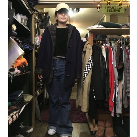 [USED] ダッフル風 woolコート