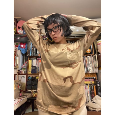 [USED]CAMO柄ロンTee