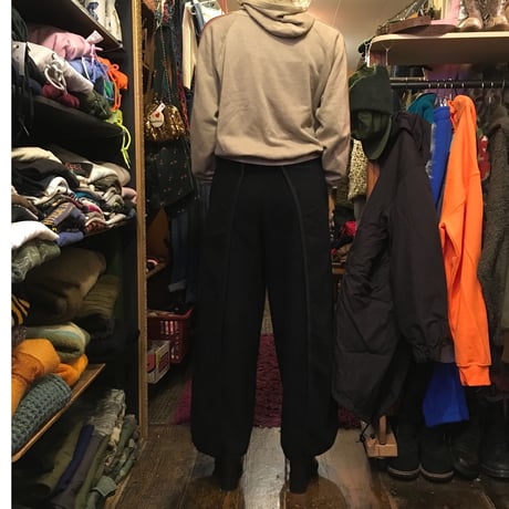 [USED]OLD ZUCCA 変形フリースワイドパンツ