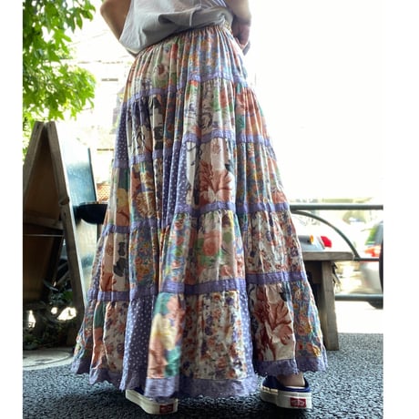 [USED] 花柄ティアードスカート 💐