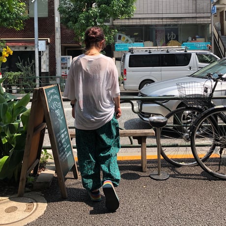 [USED] かっこいい！デジタル柄イージーパンツ