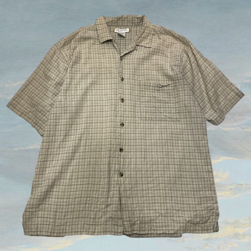 30s Lakeland woolshirt レイクランド ウールシャツ 開襟 OVERCOAT - ウールシャツ - Wool Shirt Blue Stripe | ADDICT