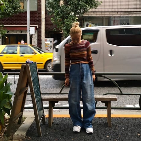 [USED] 80's Levis WIDE DENIM PANTS