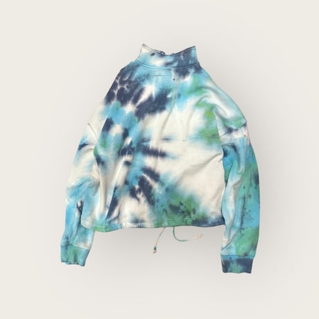 [USED] タイダイ HALF ZIP SWEAT