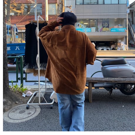 [USED] vintage スエード シャツ