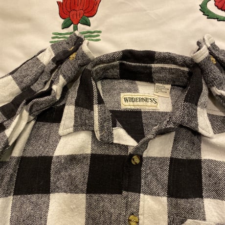 [USED] ブロックチェックのヘビーネルSHIRT