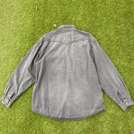 [USED] 90~00's Levis BLACK  デニムシャツ