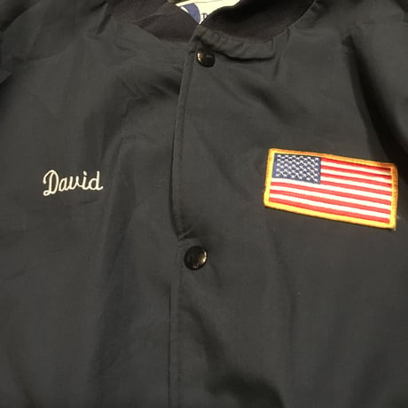 [USED] made in U.S.A. 星条旗ワッペン付きジャンパー