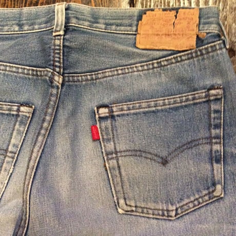[USED] Levis 501ダメージデニム  vintage 赤耳
