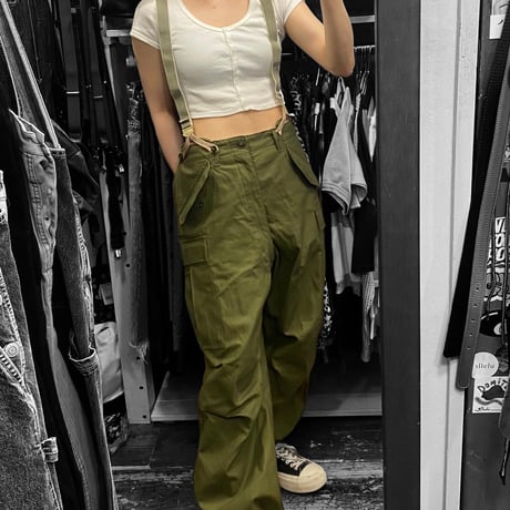 [USED] American apparel リブトップス