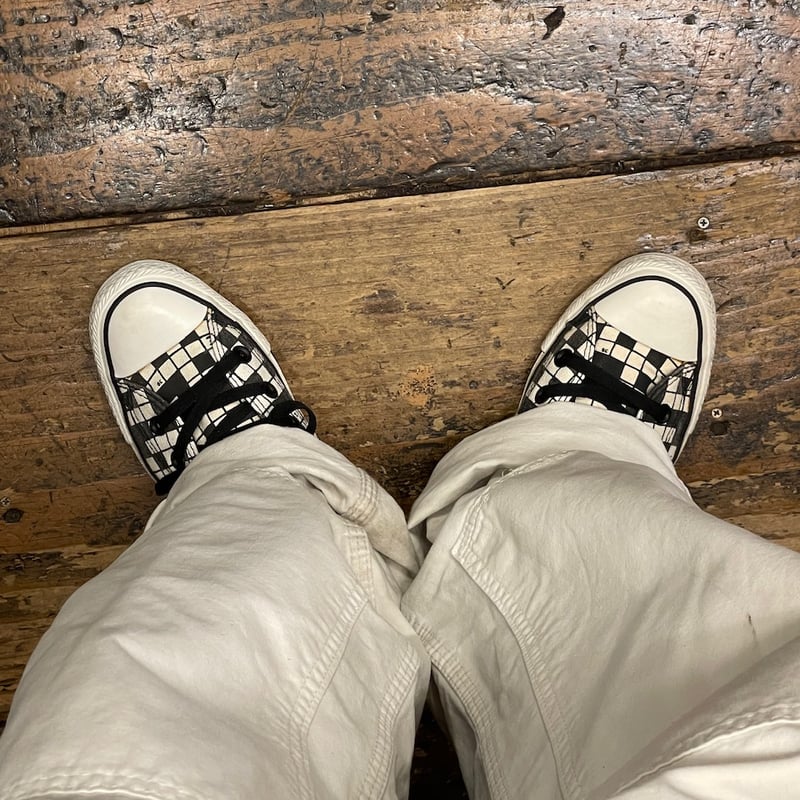 ꕤclara*★3点おまとめ USED] converse crossword puzzle ALL STAR🏁🖤 | g