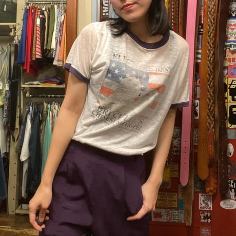 [USED] BRUCE LEE'S CHINESE SHAR-PE RINGER TEE！！！！！