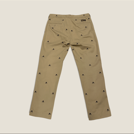 [USED] Ralph Lauren ”RUGBY” 刺繍 COTTON PANTS