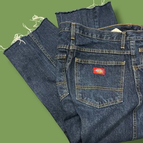 [USED] Dickies DENIM  W30 cutoff