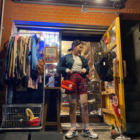 [USED] チェック柄ハイウェストPANTS♡