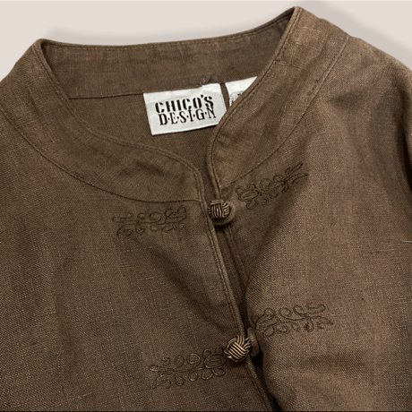 [USED] LINEN CHINA SHIRT