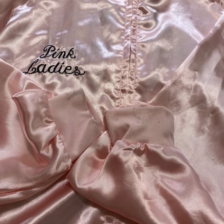 [USED] "Grease"  Pink Ladies サテンジャケット