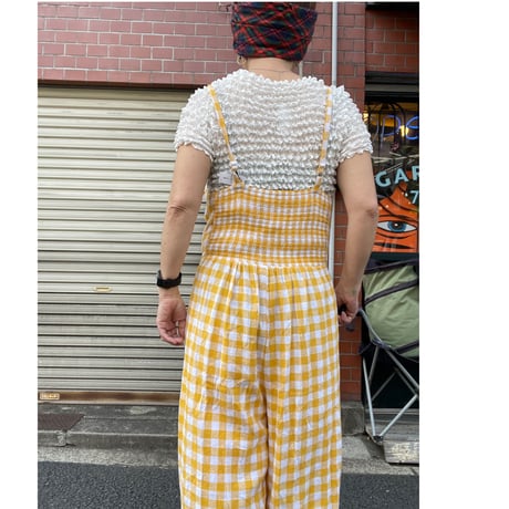 [USED]OLD NAVY ギンガムチェックAll in one💛