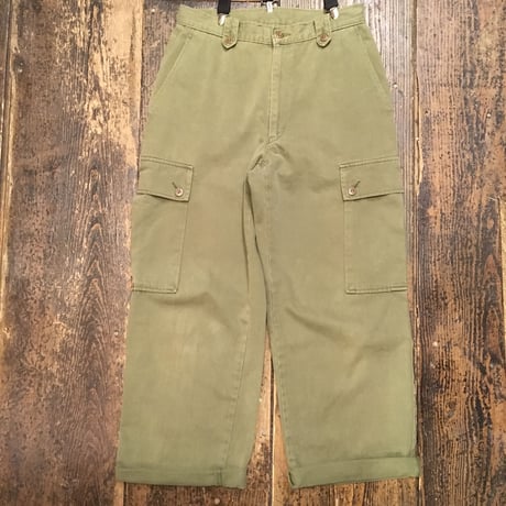 [USED] コットンカーゴパンツ (サスペンダー別売り)