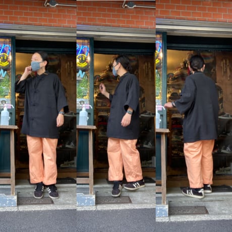 [SELECT] 40's LINEN China SHIRTS Re-pro ハーフスリーブ