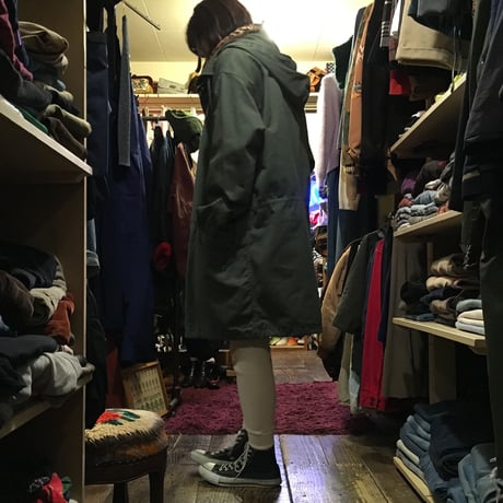 [USED] FRENCH ARMY フード付JK