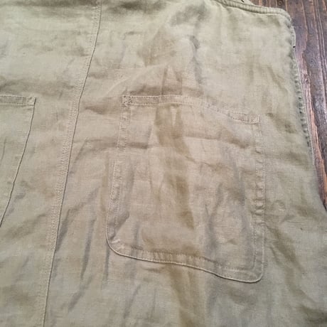 [USED] Eddie Bauer LINEN オーバーオールワンピ