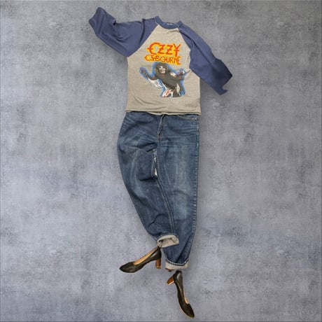 [USED] Vintage "Ozzy Osbourne" ラグラン　Tee