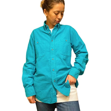 [USED] GOODカラー❤️Cotton シャモアクロスシャツ