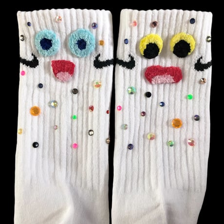 [BENICOTOY] キラキラ Bijou Socks