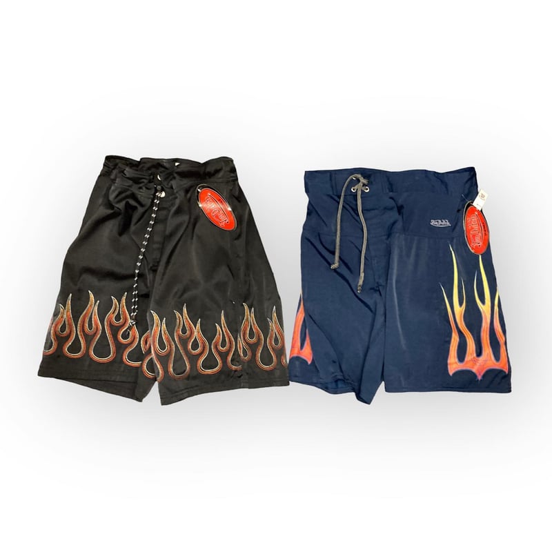パンツ deadstock vondutch fire nylon shorts USED] vintage 