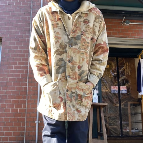 [USED] COTTON🌼花柄カバーオール