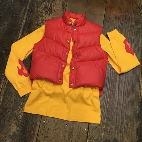 [USED] vintage CAMPUS ちび丈ダウンVEST