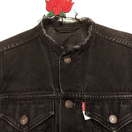 [USED]  Good Size! Levi's BLACK DENIM JKT