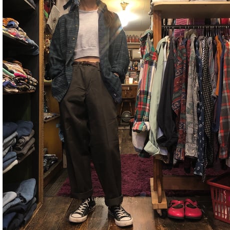 [USED] DOCKERS CRAZY PATTERN ネルシャツ