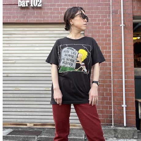 [USED] BEAVIS AND BUTT-HEADプリントTシャツ
